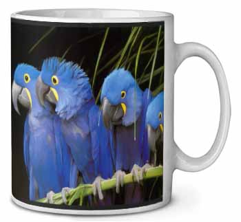 Hyacinth Macaw Parrots Ceramic 10oz Coffee Mug/Tea Cup