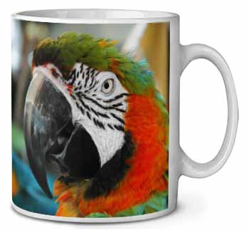 Face of a Macaw Parrot Ceramic 10oz Coffee Mug/Tea Cup