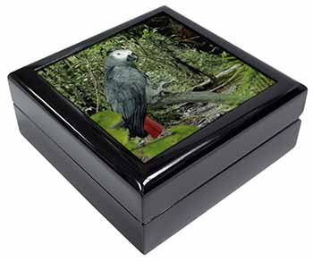 African Grey Parrot Keepsake/Jewellery Box
