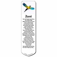 In-Flight Flying Parrot Bookmark, Book mark, Printed full colour