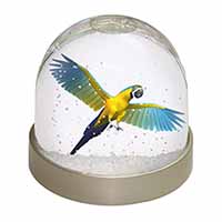 In-Flight Flying Parrot Snow Globe Photo Waterball