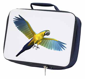 In-Flight Flying Parrot Navy Insulated School Lunch Box/Picnic Bag