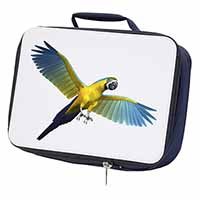 In-Flight Flying Parrot Navy Insulated School Lunch Box/Picnic Bag