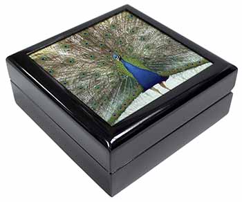 Rainbow Feathers Peacock Keepsake/Jewellery Box