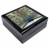 Rainbow Feathers Peacock Keepsake/Jewellery Box