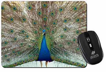 Rainbow Feathers Peacock Computer Mouse Mat