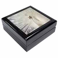 White Feathers Peacock Keepsake/Jewellery Box