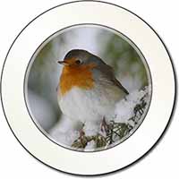 Robin Red Breast in Snow Tree Car or Van Permit Holder/Tax Disc Holder