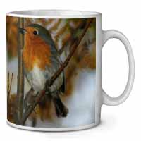 Autumn Robin Red Breast Ceramic 10oz Coffee Mug/Tea Cup