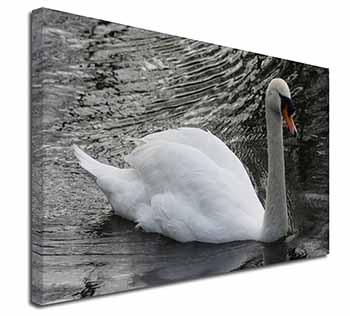 Beautiful Swan Canvas X-Large 30"x20" Wall Art Print