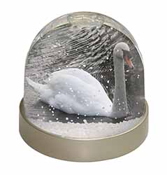 Beautiful Swan Snow Globe Photo Waterball
