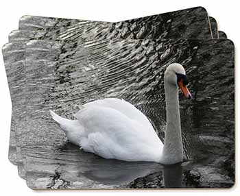 Beautiful Swan Picture Placemats in Gift Box