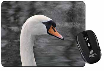 Face of a Swan Computer Mouse Mat