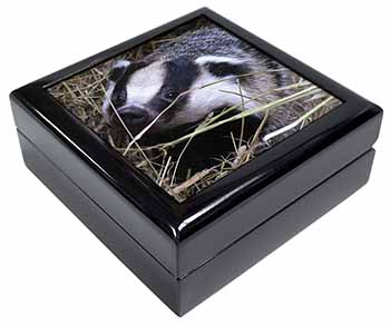 Badger in Straw Keepsake/Jewellery Box