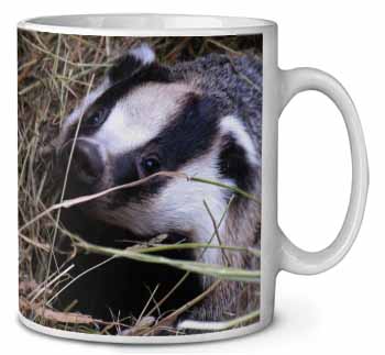 Badger in Straw Ceramic 10oz Coffee Mug/Tea Cup