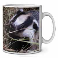 Badger in Straw Ceramic 10oz Coffee Mug/Tea Cup