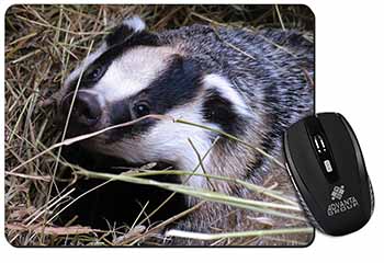 Badger in Straw Computer Mouse Mat