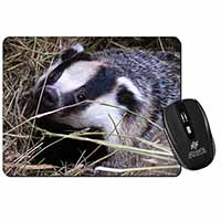 Badger in Straw Computer Mouse Mat