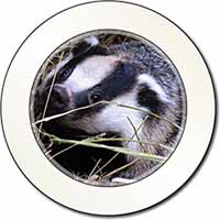 Badger in Straw Car or Van Permit Holder/Tax Disc Holder