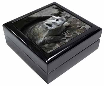 Badger on Watch Keepsake/Jewellery Box