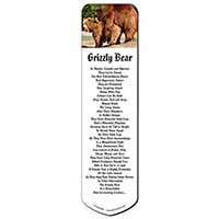 Grizzly Bears in Love Bookmark, Book mark, Printed full colour