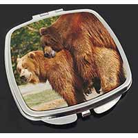 Grizzly Bears in Love Make-Up Compact Mirror
