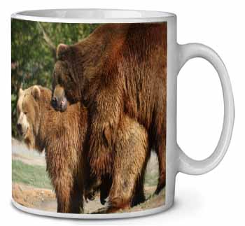 Grizzly Bears in Love Ceramic 10oz Coffee Mug/Tea Cup
