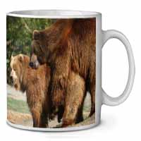 Grizzly Bears in Love Ceramic 10oz Coffee Mug/Tea Cup