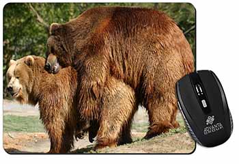 Grizzly Bears in Love Computer Mouse Mat