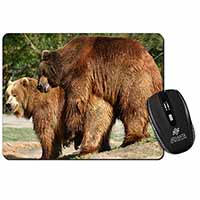 Grizzly Bears in Love Computer Mouse Mat