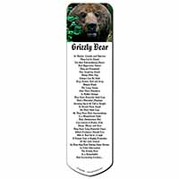 Beautiful Brown Bear Bookmark, Book mark, Printed full colour