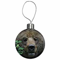 Beautiful Brown Bear Christmas Bauble