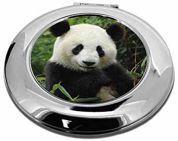 Beautiful Panda Bear Make-Up Round Compact Mirror