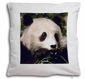 Panda Bear Soft White Velvet Feel Scatter Cushion