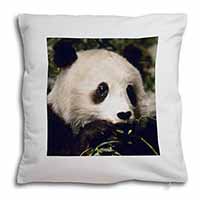 Panda Bear Soft White Velvet Feel Scatter Cushion