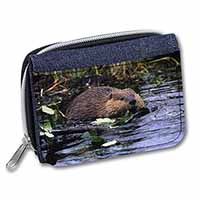 River Beaver Unisex Denim Purse Wallet