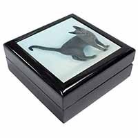 Russian Blue Cat Keepsake/Jewellery Box