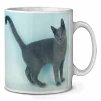 Russian Blue Cat Ceramic 10oz Coffee Mug/Tea Cup