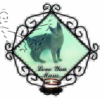 Russian Blue Cat Love You Mum