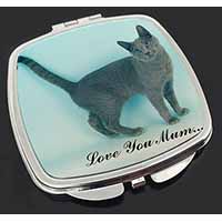 Russian Blue Cat Love You Mum