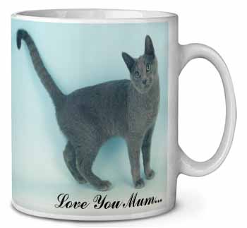 Russian Blue Cat Love You Mum