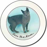 Russian Blue Cat Love You Mum