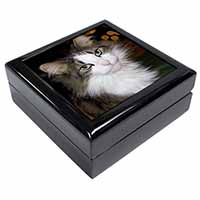 Beautiful Tabby Cat Keepsake/Jewellery Box