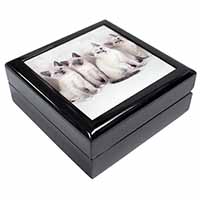 Snowshoe Kittens Snow Shoe Cats Keepsake/Jewellery Box