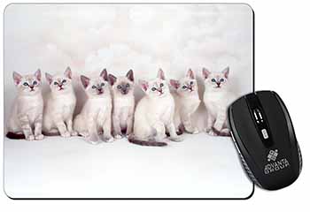 Snowshoe Kittens Snow Shoe Cats Computer Mouse Mat