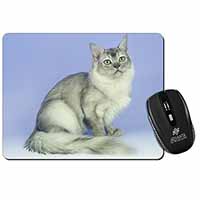 Silver Coat Tiffanie Cat Computer Mouse Mat