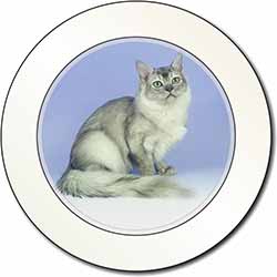 Silver Coat Tiffanie Cat Car or Van Permit Holder/Tax Disc Holder