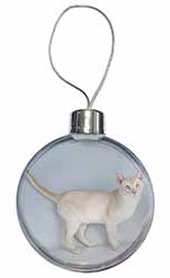 Tonkinese Cat Christmas Bauble