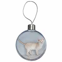 Tonkinese Cat Christmas Bauble