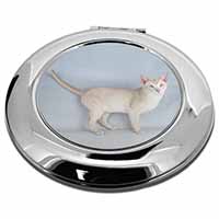 Tonkinese Cat Make-Up Round Compact Mirror